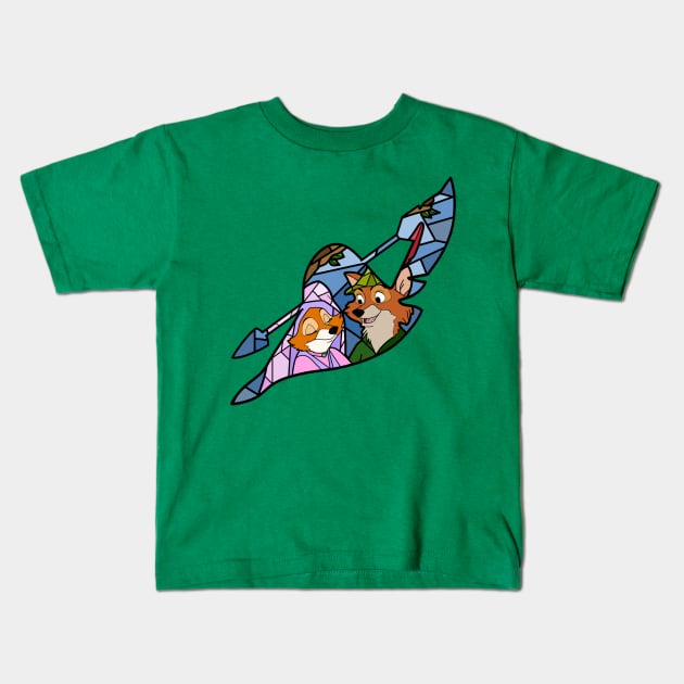 Sherwood in love Kids T-Shirt by Ginny Heart Lab